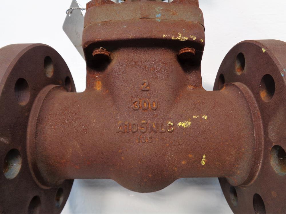 Smith 2" 300# A105 Gate Valve, 13Cr Stem, 13Cr Wedge, HF Seats